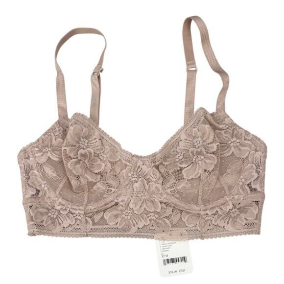NWT FREE PEOPLE Intimately FP Sorento Demi Longline Size 32D Sweet Nothings - Picture 4 of 6